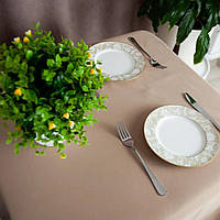 Водоотталкивающая скатерть 140*180 см ТЕП Бежевая (25930140180)