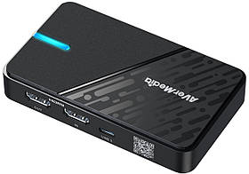 Пристрій захоплення відео AVerMedia GC311G2 StreamLine MINI+, 2160p60(pass-trought), 1080p60(record), чорний