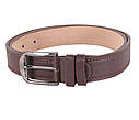 Чоловічий ремінь зі штучної шкіри під штани KZM15158-59 коричневий, фото 2