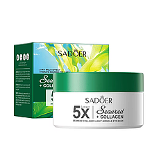 Гідрогелеві патчі SADOER 5X Seaweed Collagen з екстрактом водоростей та колагеном 80 шт
