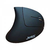 Бездротова мишка для комп'ютера ноутбука на батарейках JEDEL W925 1600 dpi 2.4 ГГц Чорна