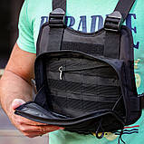 Плечова чоловіча сумка сумка, Чоловіча для тактичних цілей сумка-слінг тактична плечова MA-81, фото 2