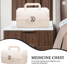 Органайзер-аптечка для ліків пластиковий 3067-2 маленький 28*15*14