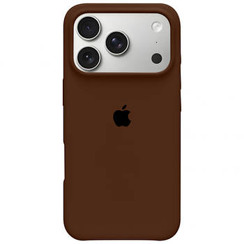 Чохол Silicone Full Cover для Apple iPhone 17 Pro Dark Brown
