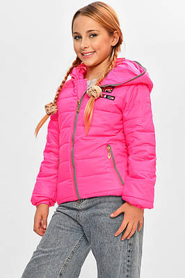 Куртка дитяча демісезонна рожевого кольору 206960T Безкоштовна доставка