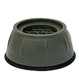 Підставки під пральну машину від вібрації "Shock pad" 4 шт. Хакі, антивібраційні підставки під меблі, фото 5