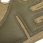 Тактичні рукавички повнопалі із захистом для полювання риболовлі активного відпочинку М зелені, фото 5