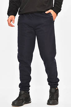 Спортивні штани чоловічі на флісі темно-синього кольору 207131M