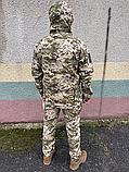 Тактичний костюм Soft Shell Gman піксель камуфляж утеплений на флісі ТМ, фото 2