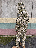 Тактичний костюм Soft Shell Gman піксель камуфляж утеплений на флісі ТМ, фото 3
