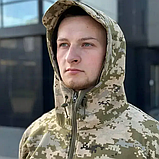 Тактичний костюм Soft Shell Gman піксель камуфляж утеплений на флісі ТМ, фото 7