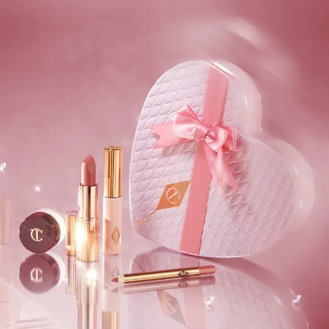 Подарунковий набір Charlotte Tilbury Pillow Talk Icons On The Go Kit 2025, фото 1