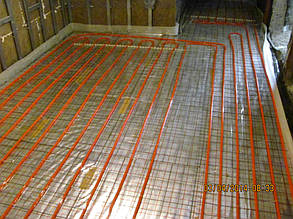 Монтаж системи опалення "Тепла підлога" котеджу с. Старі Кодаки 4