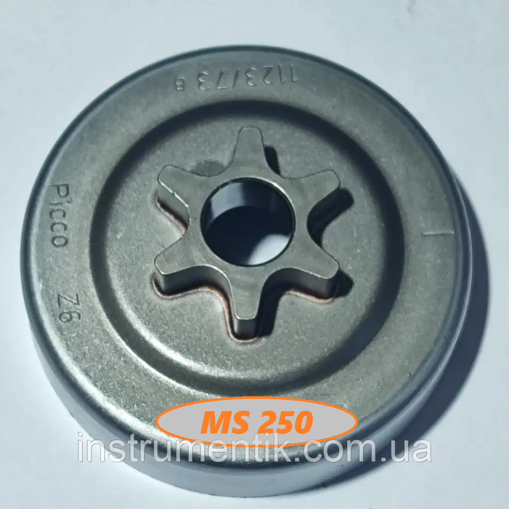 Зірочка для бензопил MS 210, MS 230, MS 250. 3/8"x6 (1123-640-2073), фото 1