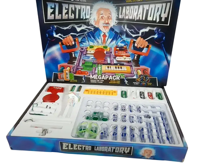 Ігровий конструктор для наукової лабораторії Електрика маленькому фізику електрик збирай схеми піаніно та радіо