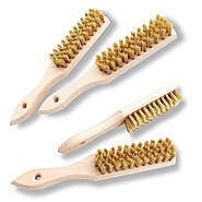 Щітка для взуття натуральна щетина 19,5*3,5 см, фото 2