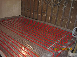 Монтаж системи опалення "Тепла підлога" котеджу с. Старі Кодаки 16