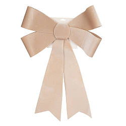 Бант «Бежевий оксамит», 52 см – елегантна прикраса для святкового декору