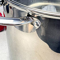 Каструля Ringel Dresden 11 л нержавіюча сталь 28 см, фото 5