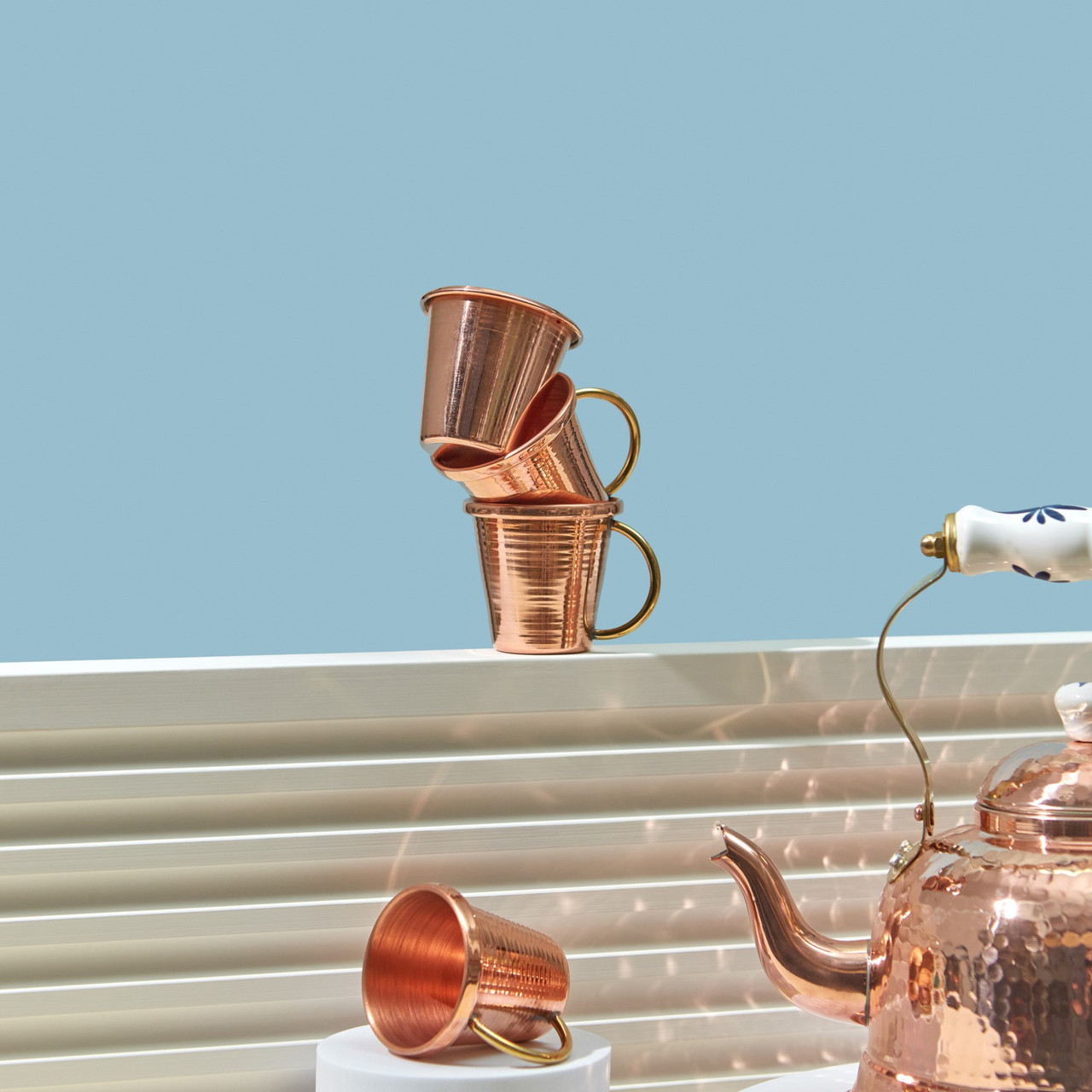 Чашка мідна маленька 80мл, фото 1