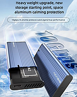 Зовнішня кишеня Acasis EC4701 для NVMe (PCIe) M2 SSD USB 3.2 Gen 2 Type-C, фото 5