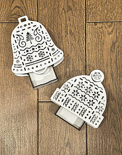 Новорічна подарункова коробочка з висувним ящичком—декоративна упаковка(олень,зірка,будиночок,ялинка