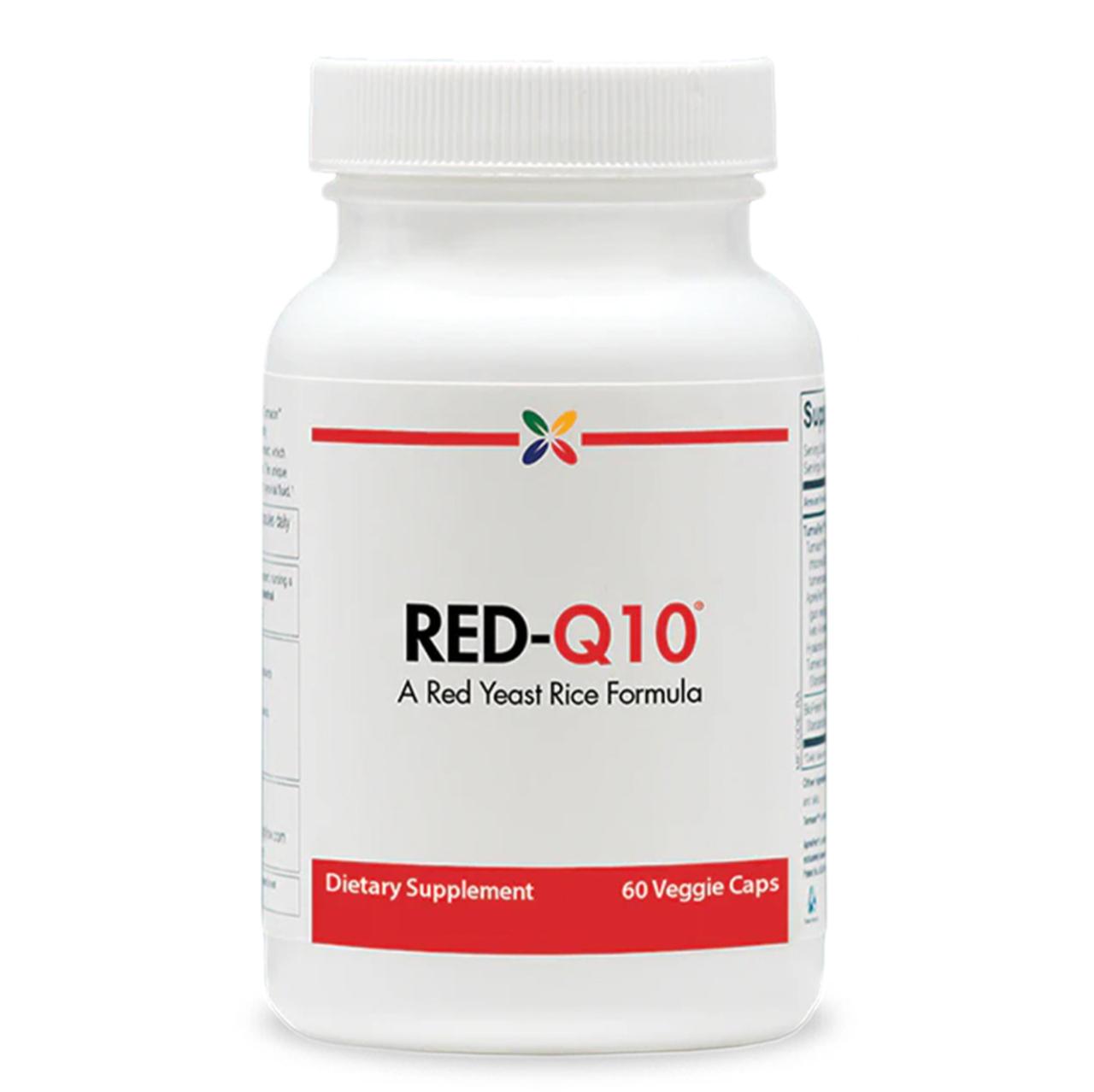 Червоний ферментований рис з коензимом Stop Aging Now Q10 RED-Q10® Organic Red Yeast Rice 60 капс.