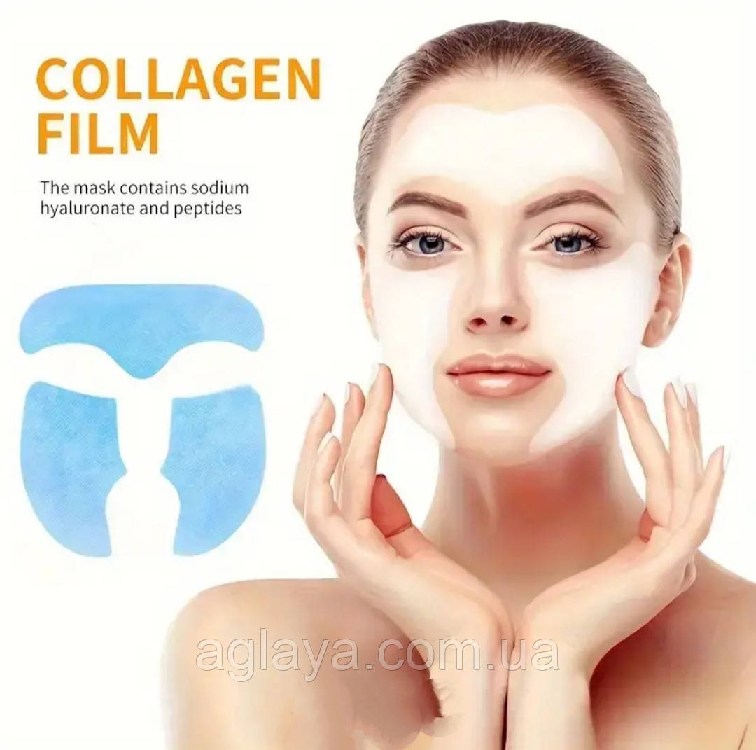 Розчинна колагенова серветка/патч-набір 3 шт., фото 1