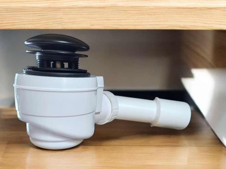 Сифон із переливом для окремостоячої ванни, фото 1