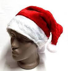 Новорічний оксамитовий ковпак із пухнастим хутром і помпоном, шапка Санта Клауса, святковий аксесуар, фото 3