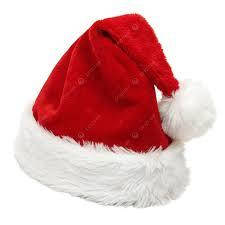 Новорічний оксамитовий ковпак із пухнастим хутром і помпоном, шапка Санта Клауса, святковий аксесуар, фото 2