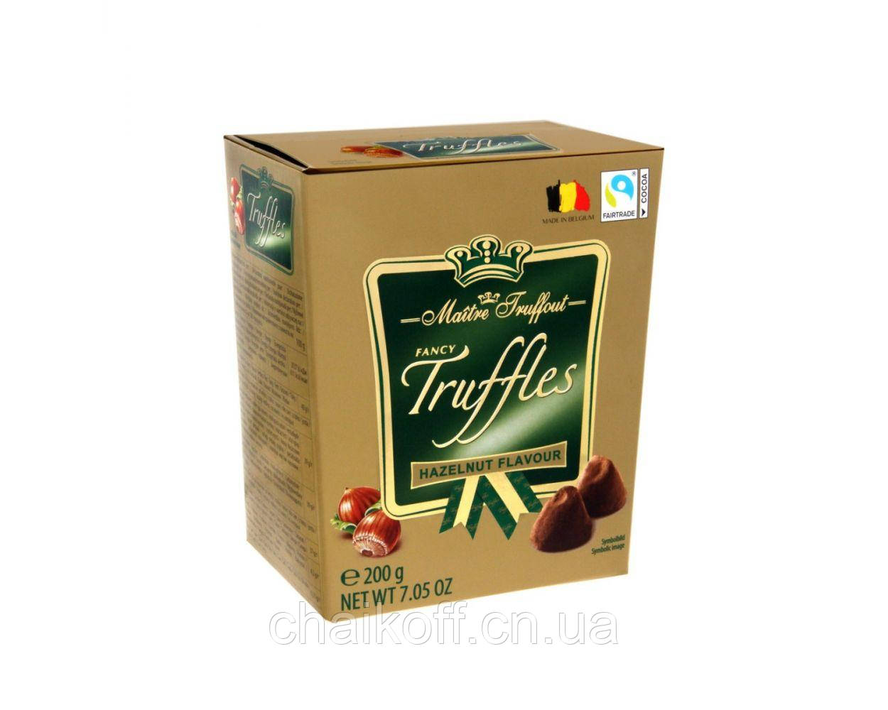 Цукерки Maötre Truffout Truffle Hazelnut Flavour 200 г (Бельгія), фото 1