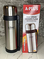 Термос із неіржавкої сталі 1800 мл широке горло з клапаном