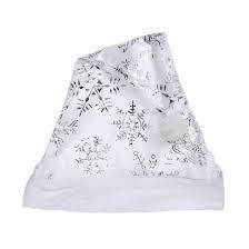 Новорічний білий ковпак, пухнаста шапка Санта Клауса з хутра, святковий аксесуар для костюма, фото 1