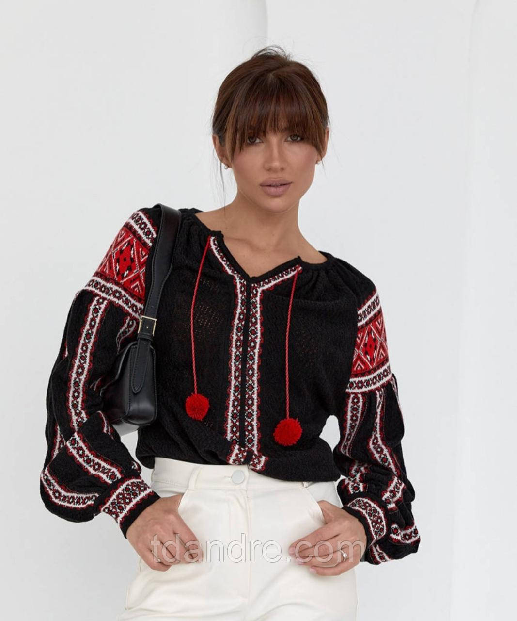 Вишиванка жіноча з орнаментом р.44-48, фото 1