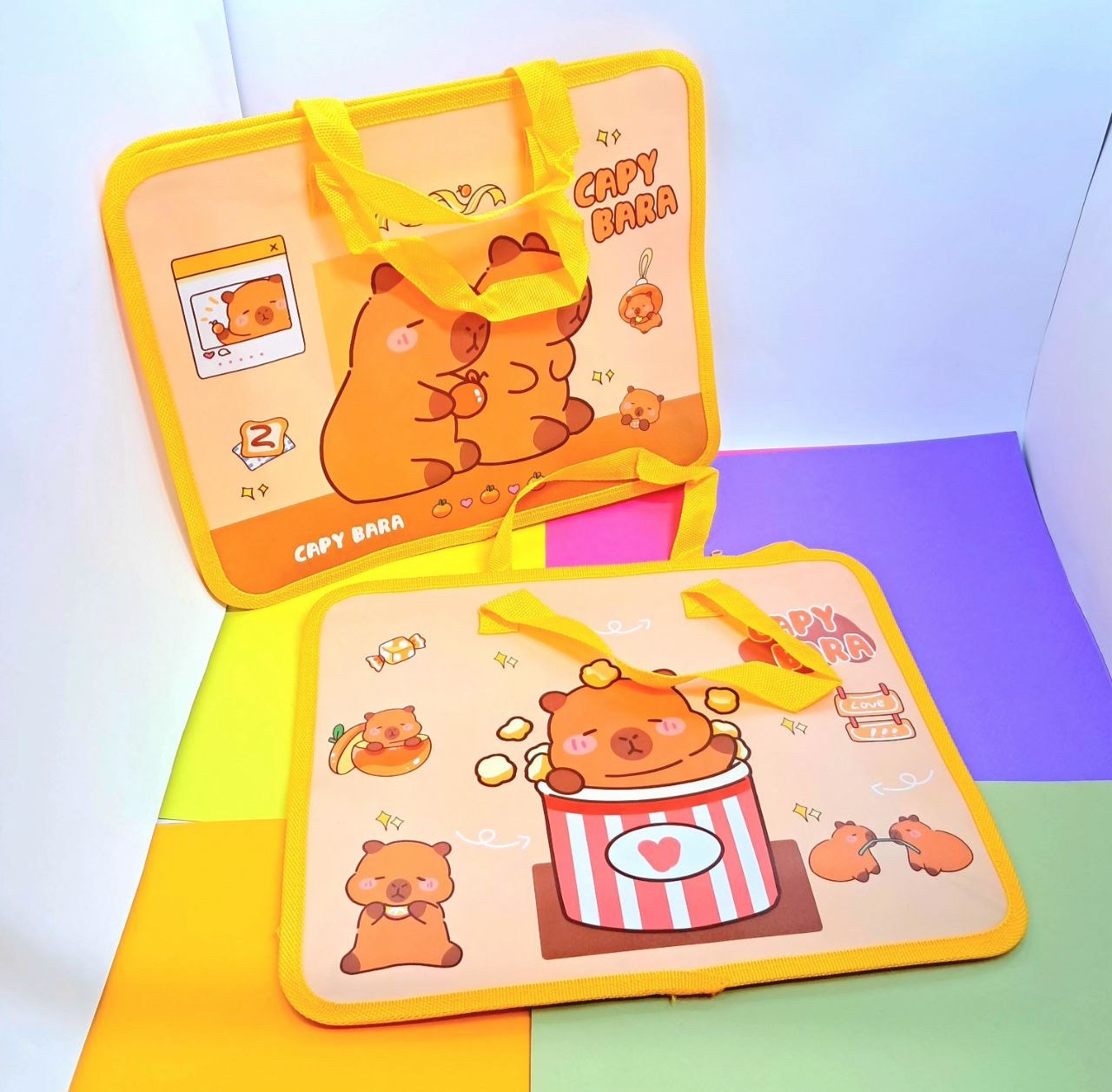 Папка-портфель із ручками A4 Капібара, фото 1