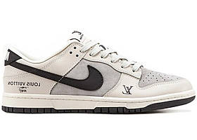 Кросівки Nike SB Dunk Low x Louis Vuitton Grey Black