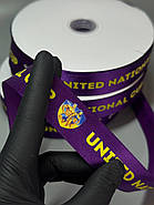 Стрічка повнокольоровий друк з логотипом Персоналізована атласна стрічка 25 мм під замовлення Друк з градієнтом 180 м, фото 9