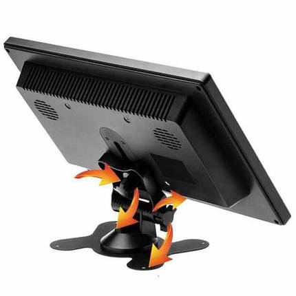 Дисплей DS-10 10" для камери заднього виду, автомобільний монітор із AV-входом і кріпленням, фото 2