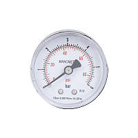 Манометр Thermo Alliance Standart 6 барів 1/4", заднє під'єднання SD1716B