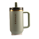 Термос термочашка Stanley Quencher ProTour Flip Straw Tumbler з нержавіючої сталі Dune color 1,18 л KT6007879, фото 3