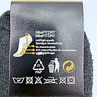 Жіночі середні зимові махрові шкарпетки  з написом та емблемою N, 36-40,  12 пар/уп, мікс, фото 2