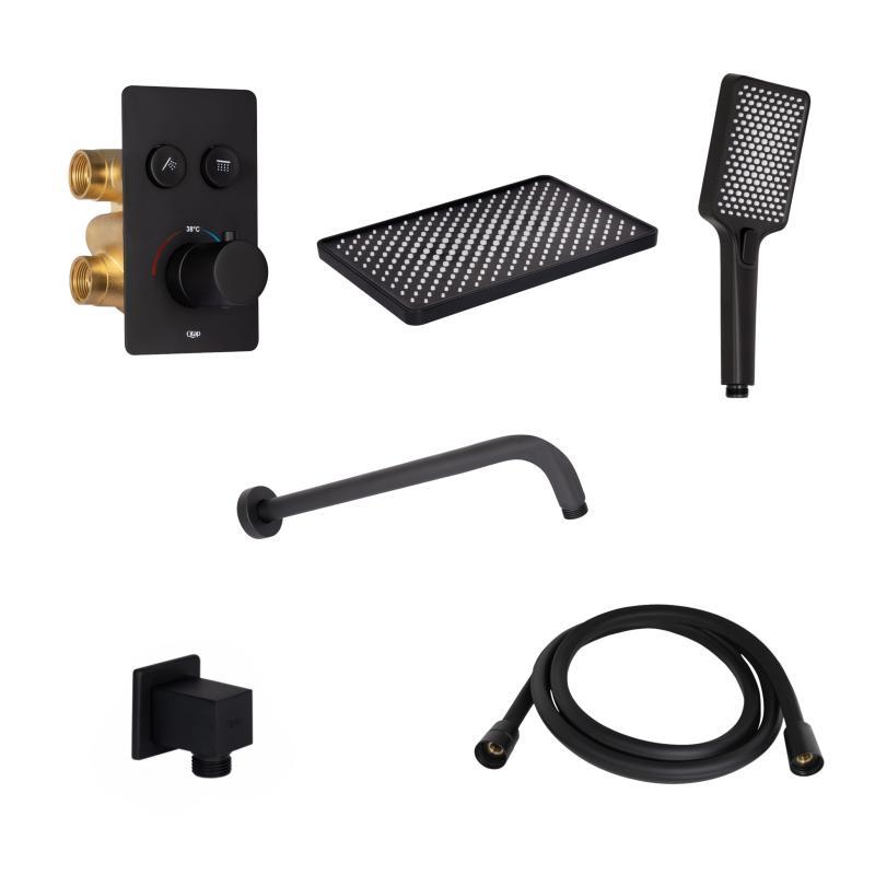 Комплект для душу Qtap Votice: Змішувач, фото 1