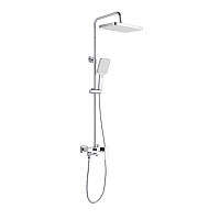 Душова система латунна універсальна Lidz Orion 1030 на три споживачі (з виливом) (k35) LDORI1030CRM48092 Chrome