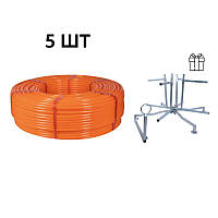 Акційний набір Thermo Alliance: 5 бух. Труба PEX-A EVOH ORANGE, 3 шари, 16×2,0 мм (320 м), Spain + Обладнання для розмотування