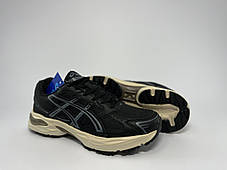 Чоловічі термо кросівки Asics Gel-1130 Waterproof Black Grey чорні водонепроникні, фото 2