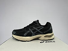 Чоловічі термо кросівки Asics Gel-1130 Waterproof Black Grey чорні водонепроникні, фото 3