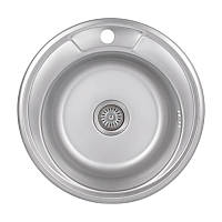 Кухонна мийка Brinex 490-A 0,6 мм Satin (BRIN490SAT06)