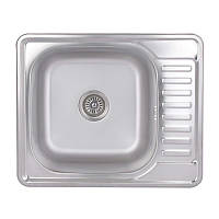 Кухонна мийка Brinex 5848 0,8 мм Satin (BRIN5848SAT08)