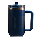 Термос термочашка Stanley Quencher ProTour Flip Straw Tumbler з нержавіючої сталі Blue 1,18 л KT6007886, фото 3